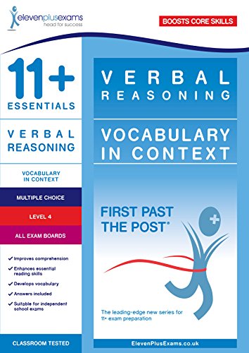 11+ Essentials Verbal Reasoning: Vocabulary in Context Level 4 - Paper