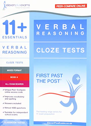 11+ Essentials Verbal Reasoning: Cloze Tests Book 4 - Paperback
