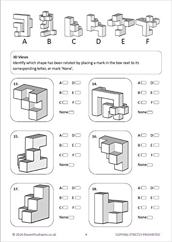 11+ Essentials - 3-D Non-verbal Reasoning Book 2 - Paperback image 4