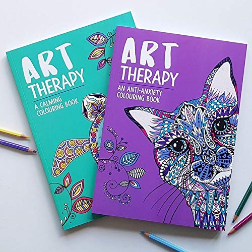 LOM Art - Art Therapy: An Anti-Anxiety Colouring Book for Adults - Pap image 2