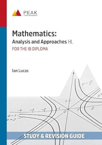 IAN  LUCAS - MATHEMATICS ANALYSIS & APPROACHES HL - Paperback image 1