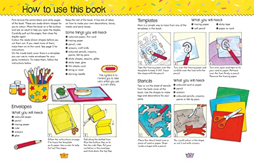 Clare Beaton - Make & Colour Party Crafts : 52 Cut-Outs to Colour and image 2
