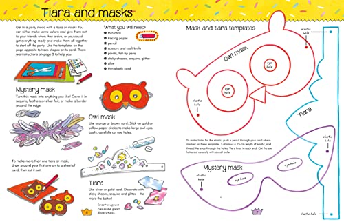 Clare Beaton - Make & Colour Party Crafts : 52 Cut-Outs to Colour and image 3