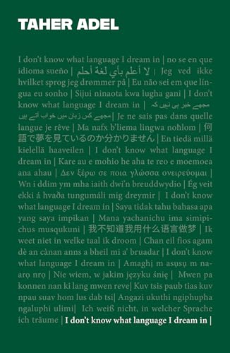 Taher Adel - I don't know what language I dream in - Paperback image 1