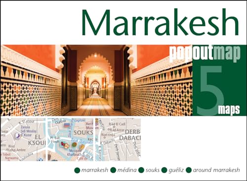 PopOut Maps - Marrakesh PopOut Map - pocket size pop up city map of Ma image 1