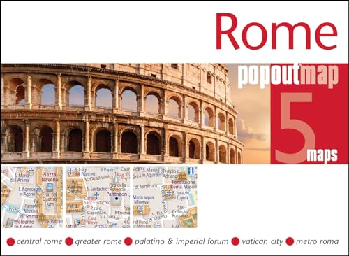 PopOut Maps - Rome PopOut Map : Pocket size, pop up city map of Rome - image 1