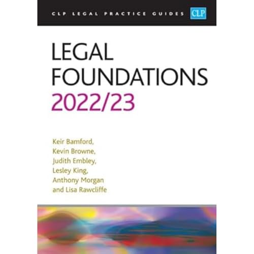 Bamford - Legal Foundations 2022/2023 : Legal Practice Course Guides ( image 1