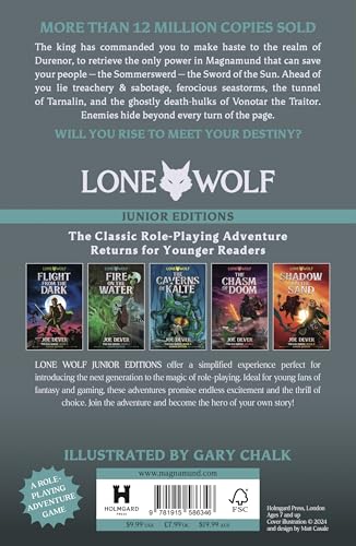 Joe Dever - Fire on the Water (Junior Edition) : Lone Wolf #2 - Paperb image 2