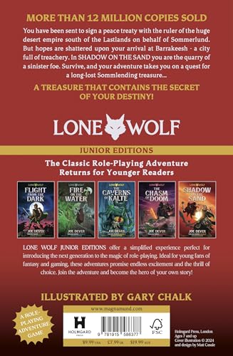 Joe Dever - Shadow on the Sand (Junior Edition) : Lone Wolf #5 - Paper image 2