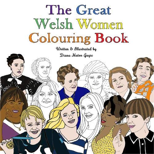 Diana Matos Gagic - Great Welsh Women Colouring Book - Paperback image 1