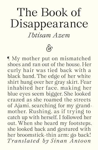 Ibtisam Azem - Book of Disappearance - Paperback image 1