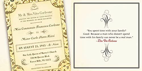 Carlo De Vito - "Godfather" Classic Quotes - Hardback image 4