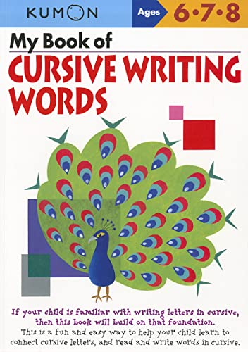 Kumon - My Book of Cursive Writing: Words - Paperback image 1
