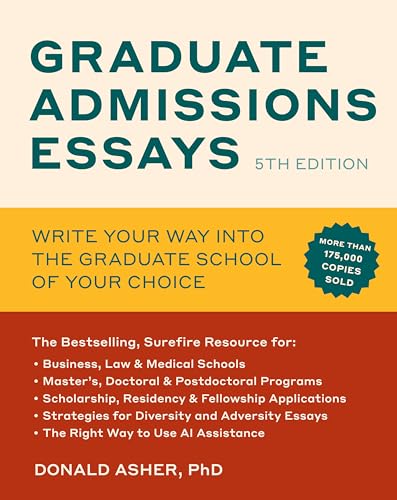 Donald Asher - Graduate Admissions Essays, Fifth Edition : Write Your image 1