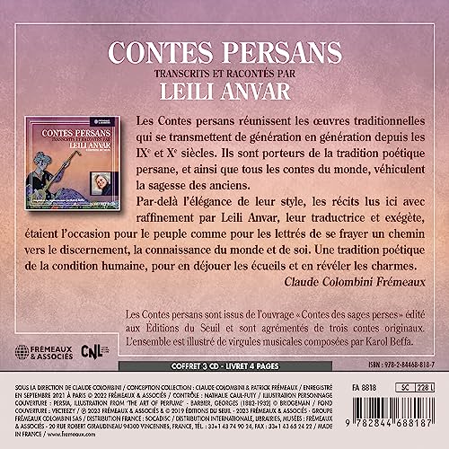 Leili Anvar - Contes - LEILI ANVAR - CONTES PERSANS TRANSCRITS ET RACON image 3