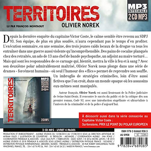 Olivier Norek - Territoires - CD image 3