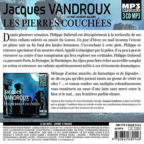 Jaques Vandroux - Les Pierres Couchées - CD image 3