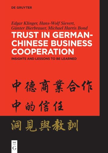 Michael Harris Bond - Trust in German-Chinese Business Cooperation : I image 1