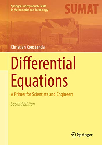 Christian Constanda - Differential Equations : A Primer for Scientists image 1