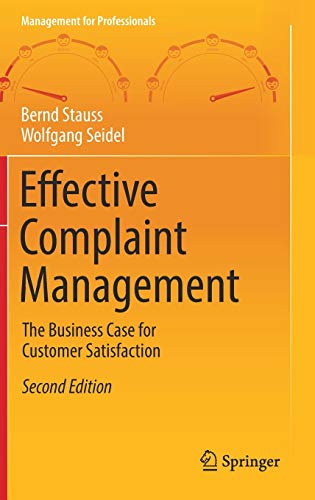 Wolfgang Seidel - Effective Complaint Management : The Business Case f image 1