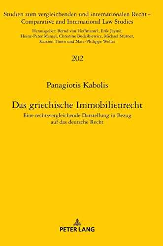 Panagiotis Kabolis - Das Griechische Immobilienrecht : Eine Rechtsverg image 1