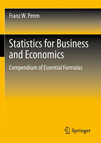 Franz W. Peren - Statistics for Business and Economics : Compendium of image 1