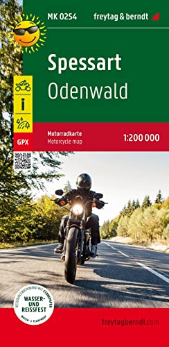 Spessart, motorcycle map 1:200,000, freytag & berndt - Map image 1
