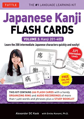 Alexander Kask - Japanese Kanji Flash Cards Kit Volume 2 : Kanji 201-4 image 1