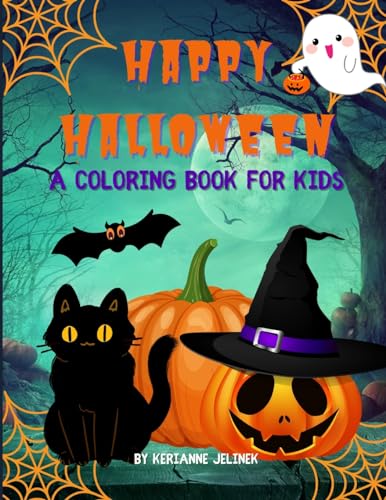 Happy Halloween: A Coloring Book for Kids