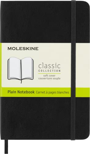 Moleskine - Soft Cover Pocket Plain Notebook Black - Paperback image 1