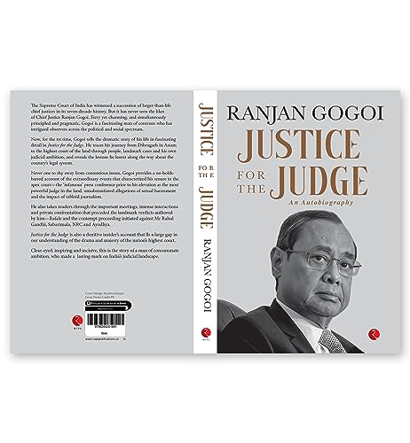 Ranjan Gogoi - Justice for the Judge : An Autobiography - Hardback image 5