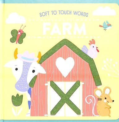 SOFT TO TOUCH WORDS FARM - Hardback image 1