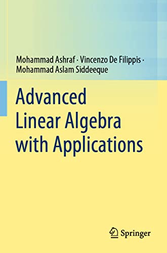 Mohammad Aslam Sidde - Advanced Linear Algebra with Applications - Pap image 1