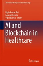 AI and Blockchain in Healthcare - Hardback image 1