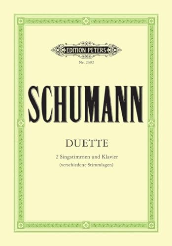 Robert Schumann - 34 Duets for 2 Voices and Piano (German Language) - image 1