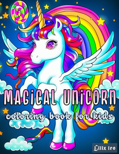 Magical Unicorn Coloring Book For Kids