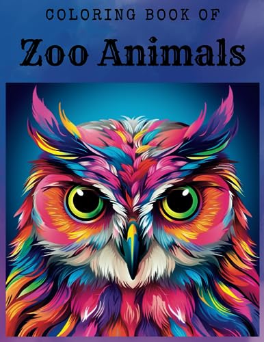 Coloring Book of Zoo Animals