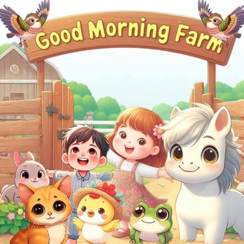 Good Morning,Farm: Good morning, chicks, ducks, kittens, horses, frogs, birds, cows.