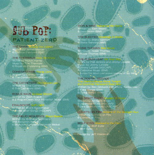 Various - Sub Pop: Patient Zero - Used CD image 4