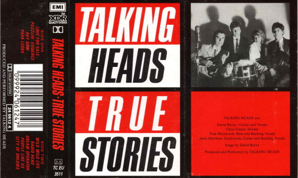 Talking Heads - True Stories - Used Cassette image 2