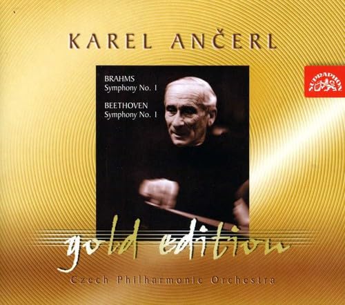 CZECH PO AND ANCERL - BEETHOVEN SYM NO 1  BRAHMS SYM - CD image 1