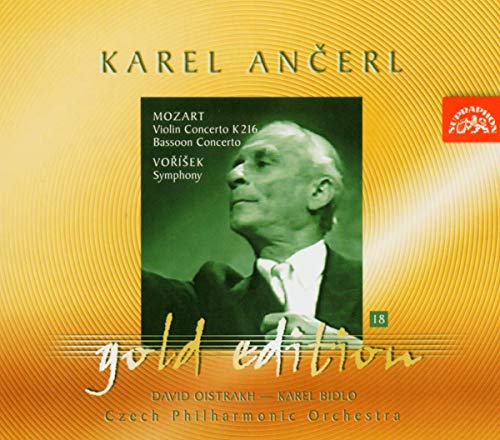 CZECH PO AND ANCERL - MOZART - VIOLIN CONS   (GOLD E - CD image 1