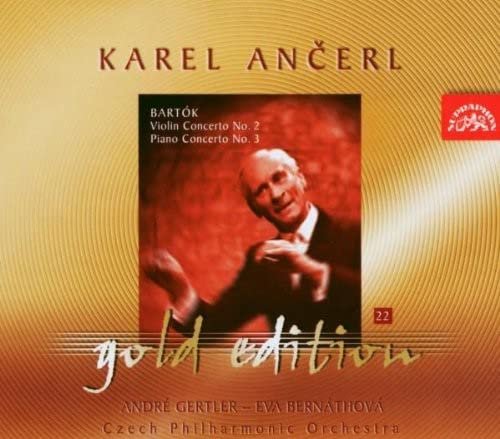 CZECH PO AND ANCERL - BARTOK - VIOLIN CONS   (GOLD E - CD image 1