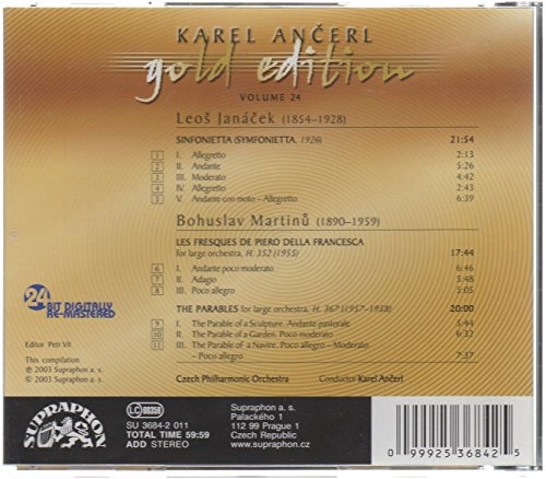 Karel Ancerl - Sinfonietta / Les Fresques De Piero Della Francesca, Para image 2