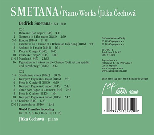 Bedrich Smetana - Smetana: Piano Works - CD image 2