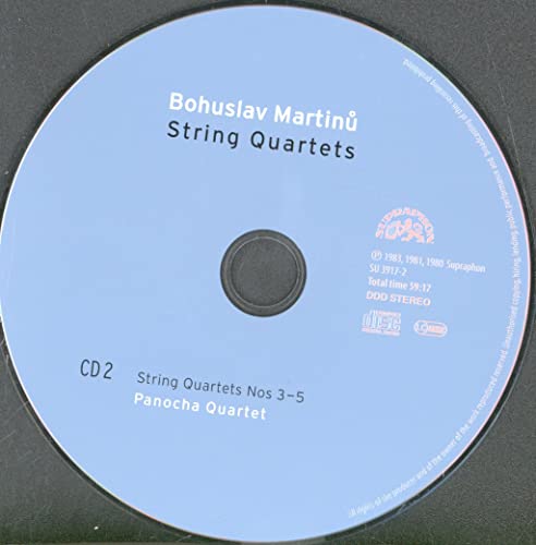 Bohuslav Martinu - String Quartets Complete (Panocha Quartet) - CD image 4