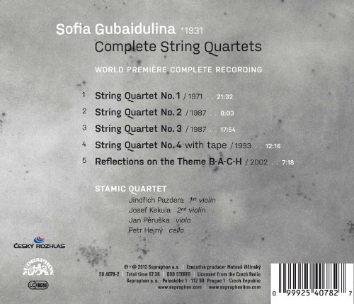 Sofia Gubaidulina - Complete String Quartets - CD image 2