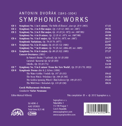 Antonin Dvorák - Dvorak: Symphonic Works - CD image 2