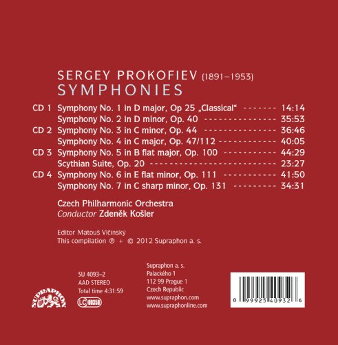 Sergei Prokofiev - Prokofiev: Symphonies - CD image 2