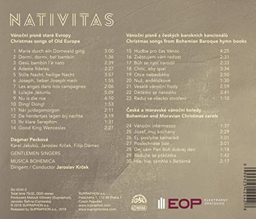 Dagmar Peckova - Nativitas (Christmas Carols) - CD image 2